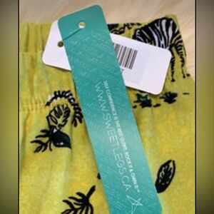 NWT Sweetlegs Be-Dazzled Zebra